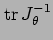 % latex2html id marker 4395
$ \mathop{\rm tr}\nolimits J^{-1}_\theta$